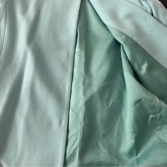 Wool + Cashmere W by Worth Colorblock Coat Size 4 - Picture 6 of 6